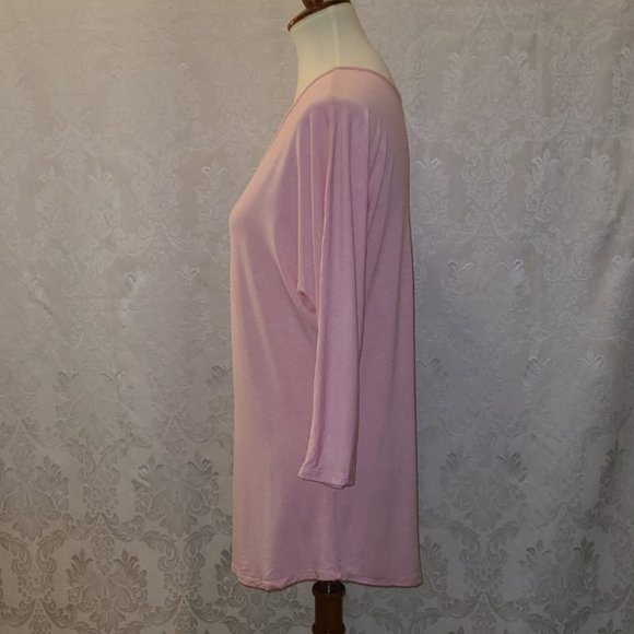 Ruby Ribbon Pink Lounge About Tunic #1669 - Picture 7 of 13